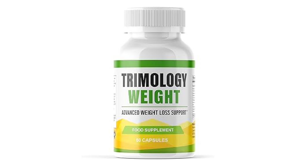 Trimology supplement bottle for advanced metabolic support and natural fat burning optimization.