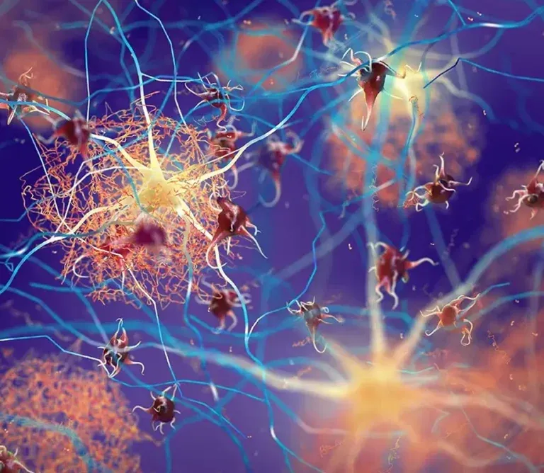 Biological abstract visualization showing glowing bio-cellular networks and rapid nutrient delivery paths.